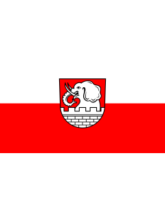 Flag: Hohenstadt |  landscape flag | 1.35m² | 14.5sqft | 90x150cm | 3x5ft 