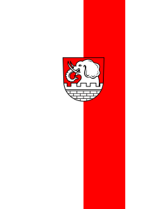 Flag: Hohenstadt | portrait flag | 3.5m² | 38sqft | 300x120cm | 10x4ft