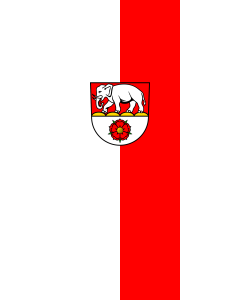 Flag: Kuchen |  portrait flag | 3.5m² | 38sqft | 300x120cm | 10x4ft 
