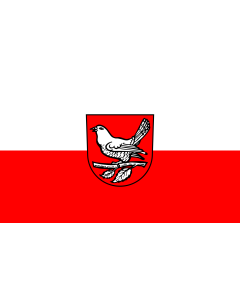 Flag: Mühlhausen im Täle |  landscape flag | 1.35m² | 14.5sqft | 90x150cm | 3x5ft 