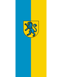 Flag: Salach |  portrait flag | 3.5m² | 38sqft | 300x120cm | 10x4ft 