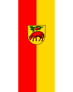 Flag: Schlat | portrait flag | 3.5m² | 38sqft | 300x120cm | 10x4ft