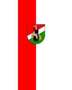 Flag: Wäschenbeuren | portrait flag | 3.5m² | 38sqft | 300x120cm | 10x4ft