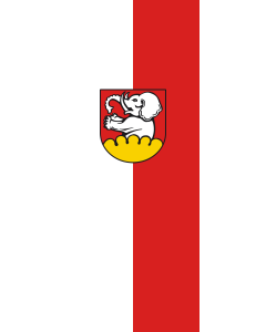 Flag: Wiesensteig |  portrait flag | 3.5m² | 38sqft | 300x120cm | 10x4ft 