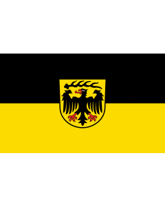 Flag: Ludwigsburg (Kreis) |  landscape flag | 1.35m² | 14.5sqft | 90x150cm | 3x5ft 