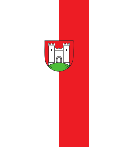 Bandera de Bandera vertical con potencia Besigheim | bandera vertical | 3.5m² | 300x120cm