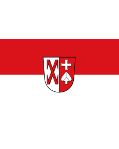 Flag: Ditzingen |  landscape flag | 1.35m² | 14.5sqft | 90x150cm | 3x5ft 