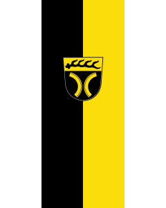 Flag: Gerlingen |  portrait flag | 3.5m² | 38sqft | 300x120cm | 10x4ft 