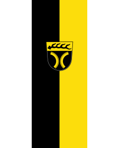 Bandera de  Gerlingen |  bandera vertical | 6m² | 400x150cm 
