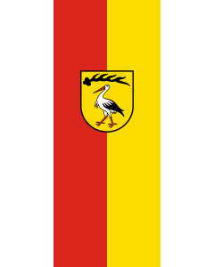 Flag: Großbottwar |  portrait flag | 3.5m² | 38sqft | 300x120cm | 10x4ft 