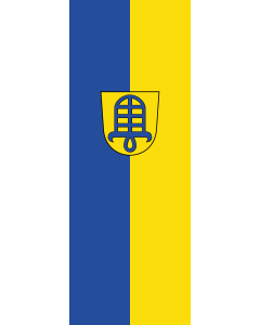 Flag: Hemmingen |  portrait flag | 6m² | 64sqft | 400x150cm | 13x5ft 