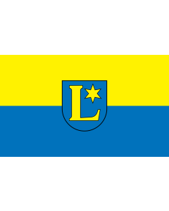 Bandera de  Löchgau |  bandera horizontal | 1.35m² | 90x150cm 