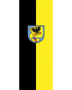 Flagge:  Ludwigsburg  |  Hochformat Fahne | 6m² | 400x150cm 