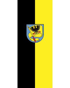 Ausleger-Flagge:  Ludwigsburg  |  Hochformat Fahne | 3.5m² | 300x120cm 