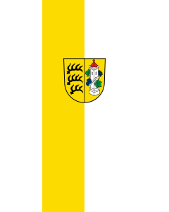 Flag: Marbach am Neckar | portrait flag | 3.5m² | 38sqft | 300x120cm | 10x4ft