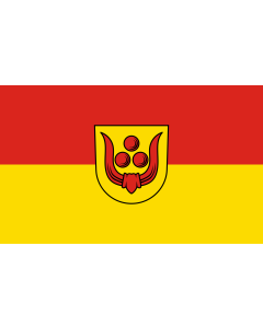 Flag: Sersheim |  landscape flag | 1.35m² | 14.5sqft | 90x150cm | 3x5ft 
