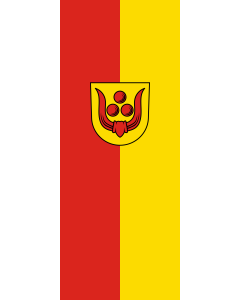 Flag: Sersheim | portrait flag | 3.5m² | 38sqft | 300x120cm | 10x4ft