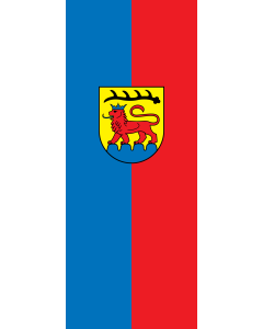 Flag: Vaihingen an der Enz |  portrait flag | 3.5m² | 38sqft | 300x120cm | 10x4ft 