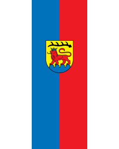 Bandera de  Vaihingen an der Enz |  bandera vertical | 6m² | 400x150cm 