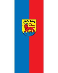 Vertical Hanging Beam Flag: Vaihingen an der Enz |  portrait flag | 3.5m² | 38sqft | 300x120cm | 10x4ft 