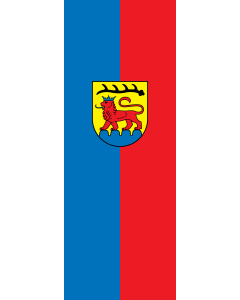 Vertical Hanging Beam Flag: Vaihingen an der Enz |  portrait flag | 6m² | 64sqft | 400x150cm | 13x5ft 