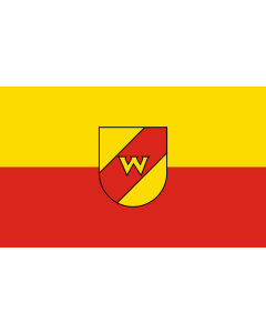 Flag: Walheim |  landscape flag | 1.35m² | 14.5sqft | 90x150cm | 3x5ft 
