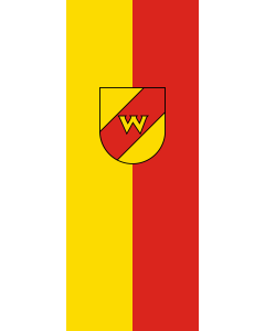 Flag: Walheim | portrait flag | 3.5m² | 38sqft | 300x120cm | 10x4ft