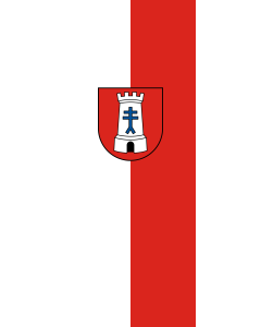 Flag: Bietigheim-Bissingen | portrait flag | 3.5m² | 38sqft | 300x120cm | 10x4ft