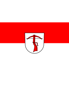 Flag: Allmersbach im Tal |  landscape flag | 1.35m² | 14.5sqft | 90x150cm | 3x5ft 