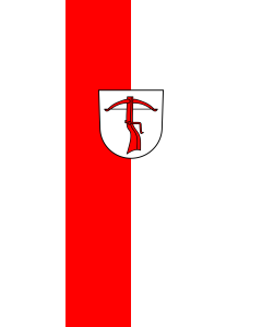 Flag: Allmersbach im Tal | portrait flag | 3.5m² | 38sqft | 300x120cm | 10x4ft
