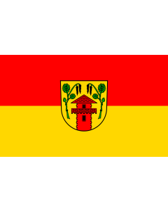 Flag: Großerlach |  landscape flag | 1.35m² | 14.5sqft | 90x150cm | 3x5ft 