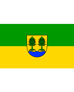 Flag: Kaisersbach |  landscape flag | 1.35m² | 14.5sqft | 90x150cm | 3x5ft 