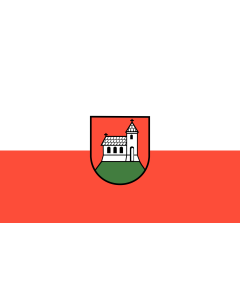 Flag: Kirchberg an der Murr |  landscape flag | 1.35m² | 14.5sqft | 90x150cm | 3x5ft 