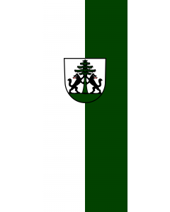 Vertical Hanging Beam Flag: Murrhardt |  portrait flag | 3.5m² | 38sqft | 300x120cm | 10x4ft 