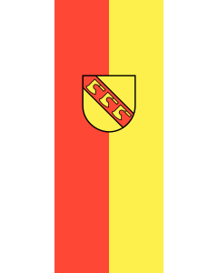 Bandera de Bandera vertical con potencia Oppenweiler | bandera vertical | 3.5m² | 300x120cm