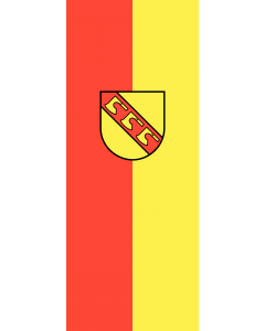 Vertical Hanging Beam Flag: Oppenweiler |  portrait flag | 3.5m² | 38sqft | 300x120cm | 10x4ft 