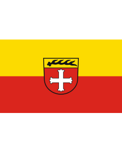 Bandera de  Plüderhausen |  bandera horizontal | 1.35m² | 90x150cm 