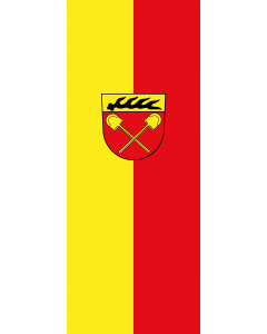 Vertical Hanging Swivel Crossbar Banner Flag: Schorndorf |  portrait flag | 3.5m² | 38sqft | 300x120cm | 10x4ft 