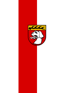 Bandera de Bandera vertical con potencia Urbach | bandera vertical | 3.5m² | 300x120cm