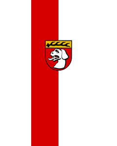 Bandera de  Urbach |  bandera vertical | 6m² | 400x150cm 