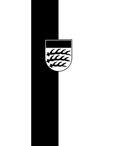 Flag: Waiblingen | portrait flag | 6m² | 64sqft | 400x150cm | 13x5ft