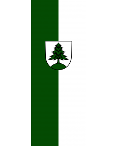 Flag: Welzheim |  portrait flag | 6m² | 64sqft | 400x150cm | 13x5ft 