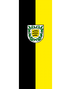 Vertical Hanging Beam Flag: Winnenden |  portrait flag | 6m² | 64sqft | 400x150cm | 13x5ft 