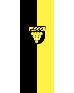 Bandera de  Weinstadt |  bandera vertical | 6m² | 400x150cm 