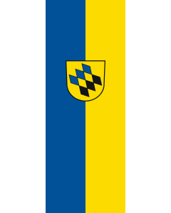 Bandera de  Kernen im Remstal |  bandera vertical | 6m² | 400x150cm 
