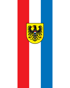 Flag: Heilbronn |  portrait flag | 3.5m² | 38sqft | 300x120cm | 10x4ft 
