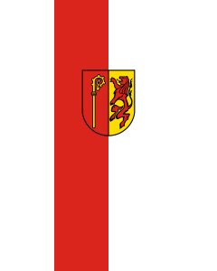 Flag: Abstatt |  portrait flag | 3.5m² | 38sqft | 300x120cm | 10x4ft 