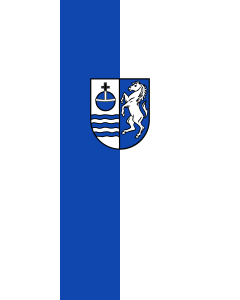 Bandera de Bandera vertical con potencia Bad Friedrichshall | bandera vertical | 3.5m² | 300x120cm