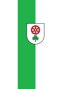 Bandera de Bandera vertical con potencia Cleebronn | bandera vertical | 3.5m² | 300x120cm