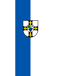 Bandera de Bandera vertical con manga cerrada para potencia Erlenbach | bandera vertical | 3.5m² | 300x120cm